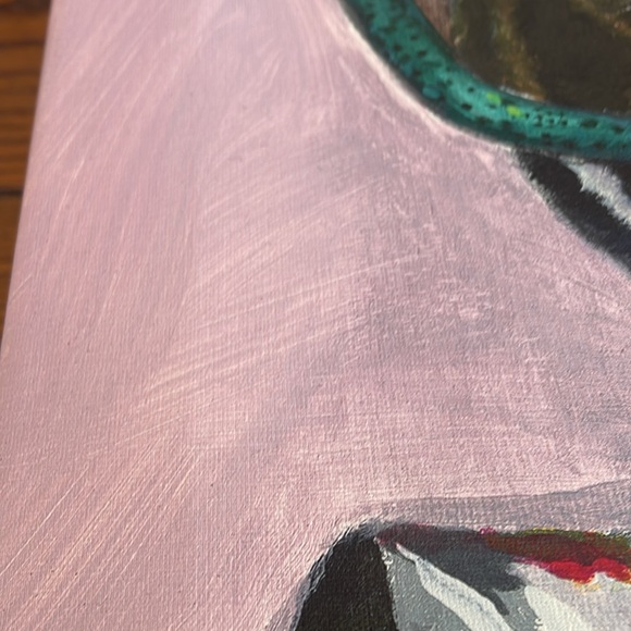 Gucci Frenchie Art Canvas 18 x 26 Like New - Picture 10 of 10